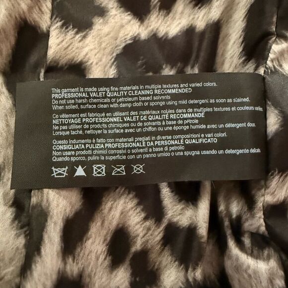 Gorski Navy Blue Apres Ski Parka with hood w fur trim US 10 - Picture 6 of 16